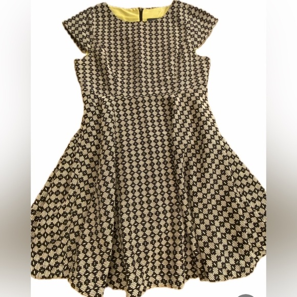 Stylish Black and White Kids Dress - Picture 1 of 16